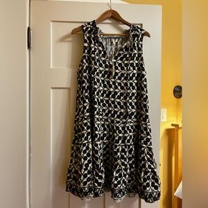 Max Studio London tiered sleeveless dress